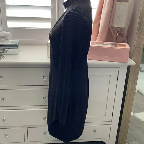 GUESS Long Sleeve Sheer Dress, Size 10 - Picture 5 of 11